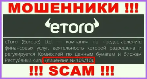 Будьте крайне бдительны, e Toro похитят финансовые вложения, хоть и представили лицензию на сайте