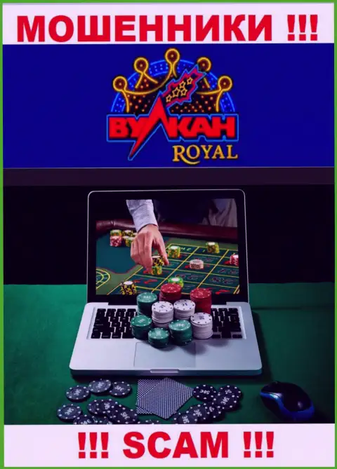 Casino - именно в этом направлении предоставляют услуги интернет шулера VulkanRoyal