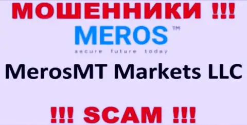 Организация, которая владеет мошенниками Meros TM - это MerosMT Markets LLC