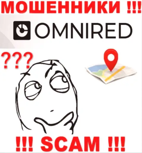 На интернет-ресурсе Omnired Org тщательно скрывают сведения касательно места регистрации компании