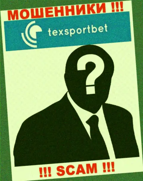 Никаких данных об своем прямом руководстве, мошенники TexSportBet не предоставляют