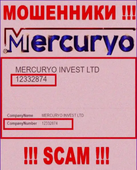 Рег. номер противоправно действующей конторы Mercuryo: 12332874