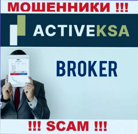 В интернет сети прокручивают делишки обманщики Активекса Ком, направление деятельности которых - Брокер
