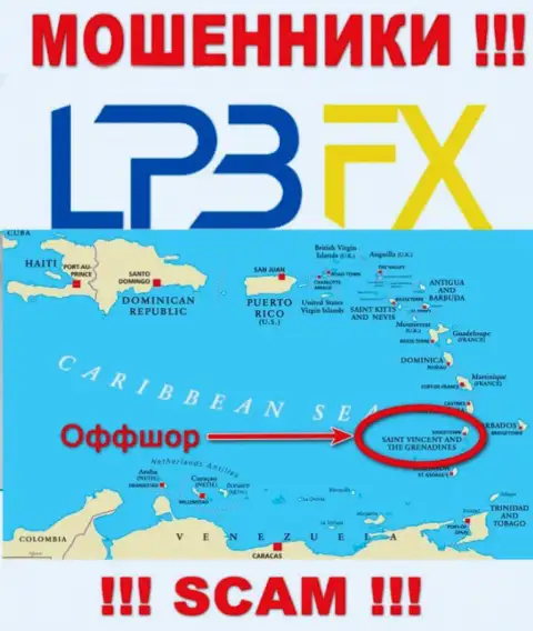 LPBFX беспрепятственно лишают денег, т.к. зарегистрированы на территории - Saint Vincent and the Grenadines