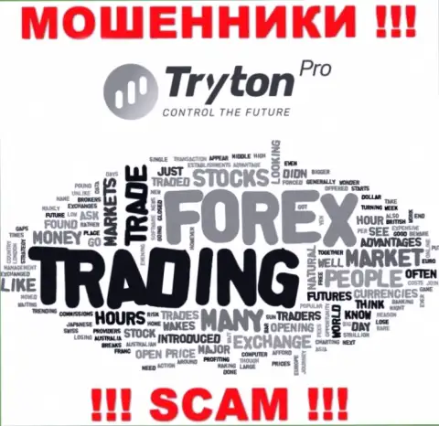 Forex - это сфера деятельности мошеннической конторы Тритон Про