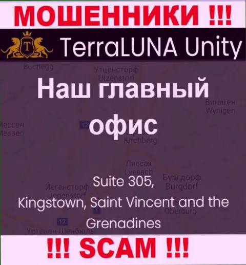 Связываться с компанией TerraLuna Unity не стоит - их оффшорный адрес - Suite 305, Kingstown, Saint Vincent and the Grenadines (информация с их интернет-ресурса)