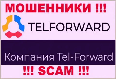 Юридическое лицо Тел-Форвард - это Tel-Forward, такую информацию опубликовали мошенники у себя на web-сайте