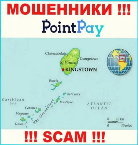 ПоинтПей - это интернет ворюги, их адрес регистрации на территории St. Vincent & the Grenadines