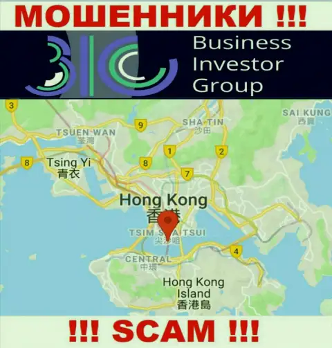 Офшорное расположение BusinessInvestorGroup Com - на территории Hong Kong
