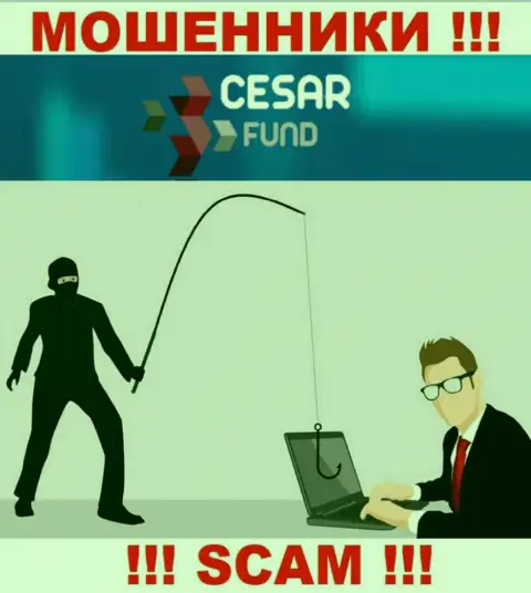 Если Вас уговаривают на совместное сотрудничество с организацией Cesar Fund, будьте крайне бдительны Вас собираются обмануть