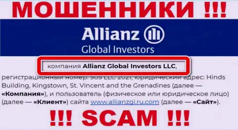 Компания Allianz Global Investors находится под руководством компании Allianz Global Investors LLC