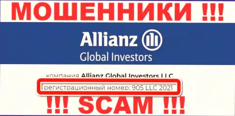 AllianzGI Ru Com - ЛОХОТРОНЩИКИ !!! Номер регистрации компании - 905 LLC 2021