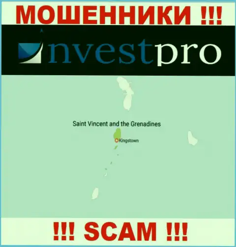 Мошенники NvestPro World находятся на оффшорной территории - St. Vincent & the Grenadines