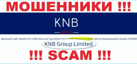 Юр лицом KNB Group считается - KNB Group Limited
