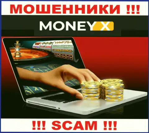 Online казино - область деятельности интернет жуликов Money X
