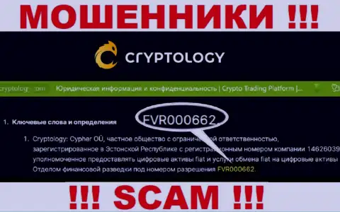 Cryptology показали на веб-сервисе лицензию организации, но это не мешает им воровать вложения
