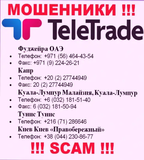 Разводилы из конторы TeleTrade, ищут наивных людей, звонят с разных номеров телефонов