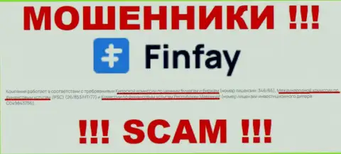 ФинФай - это интернет мошенники, проделки которых прикрывают тоже жулики - Financial Services Commission (FSC)