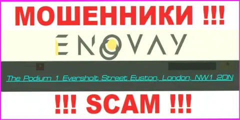 Юридический адрес регистрации организации EnoVay Com ложный - совместно работать с ней опасно