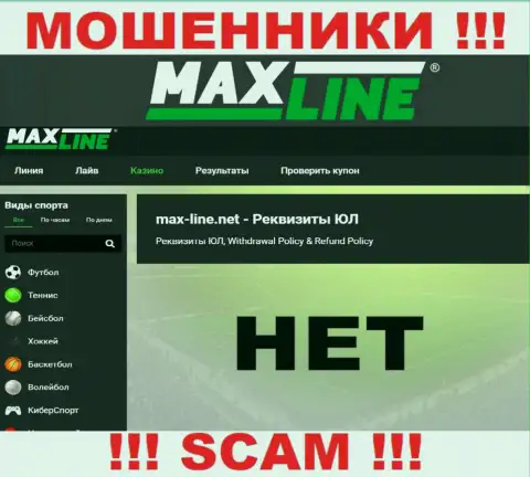 Юрисдикция Max-Line Net не показана на интернет-сервисе конторы - это ворюги !!! Будьте очень внимательны !